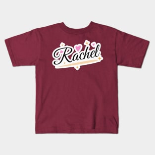 Rachel name cute design Kids T-Shirt